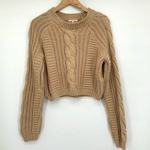 Chunky Knit Crop Sweater